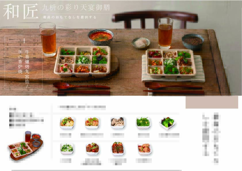 牛香爐烤九宮格 - NT$350 日式九宮格便當
