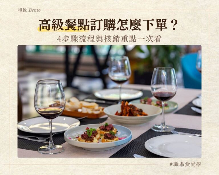高級餐點訂購流程,企業餐點下單指南